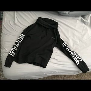 PINK Turtleneck Hoodie